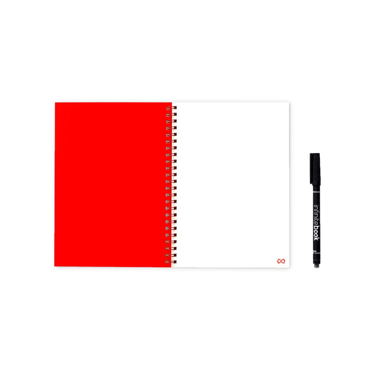 Notatniki z logo – infinitebook plain a5. infinitebook z elastyczną okładką i 15 zwykłymi stronami do tablicy 33200_105-a INFINITEBOOK PLAIN A5. Infinitebook z elastyczną okładką i 15 zwykłymi stronami do tablicy 33200_105-a