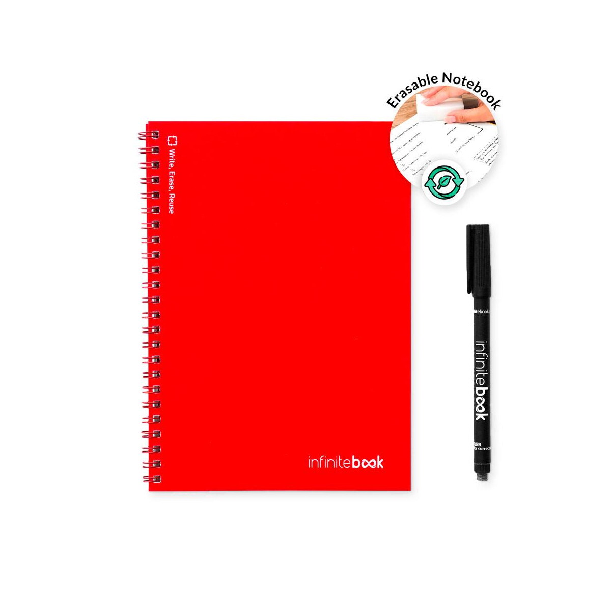 Notatniki z logo – infinitebook plain a5. infinitebook z elastyczną okładką i 15 zwykłymi stronami do tablicy 33200_105-c INFINITEBOOK PLAIN A5. Infinitebook z elastyczną okładką i 15 zwykłymi stronami do tablicy 33200_105-c
