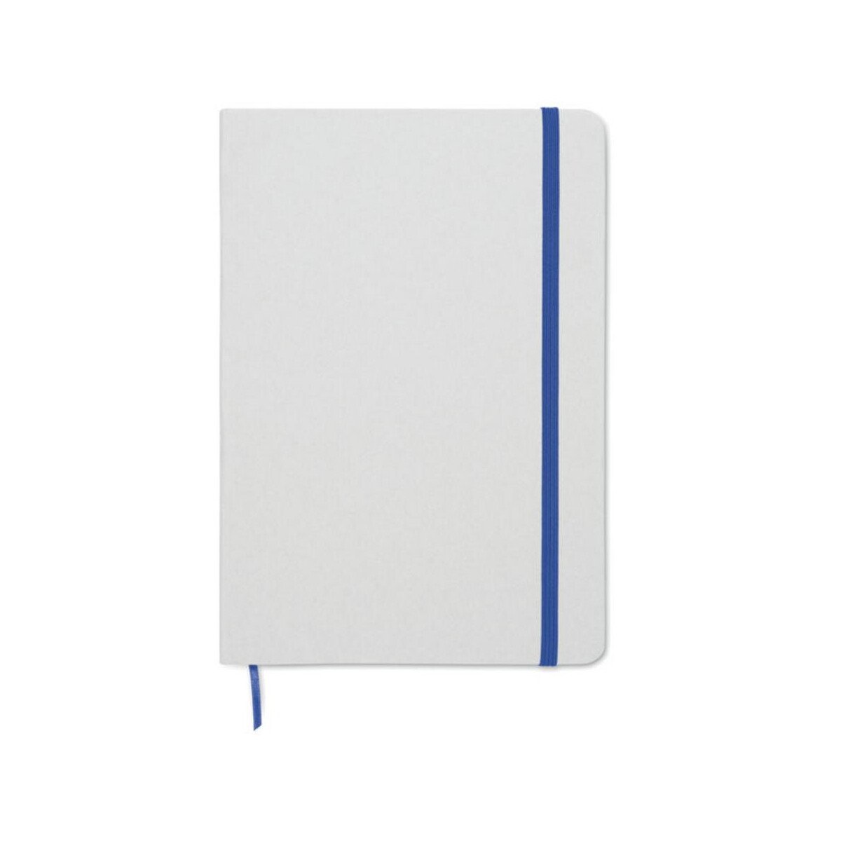 Notatniki z logo – kolorowy notatnik a5 route white mo2578-04-side Kolorowy notatnik A5 ROUTE WHITE mo2578-04-side