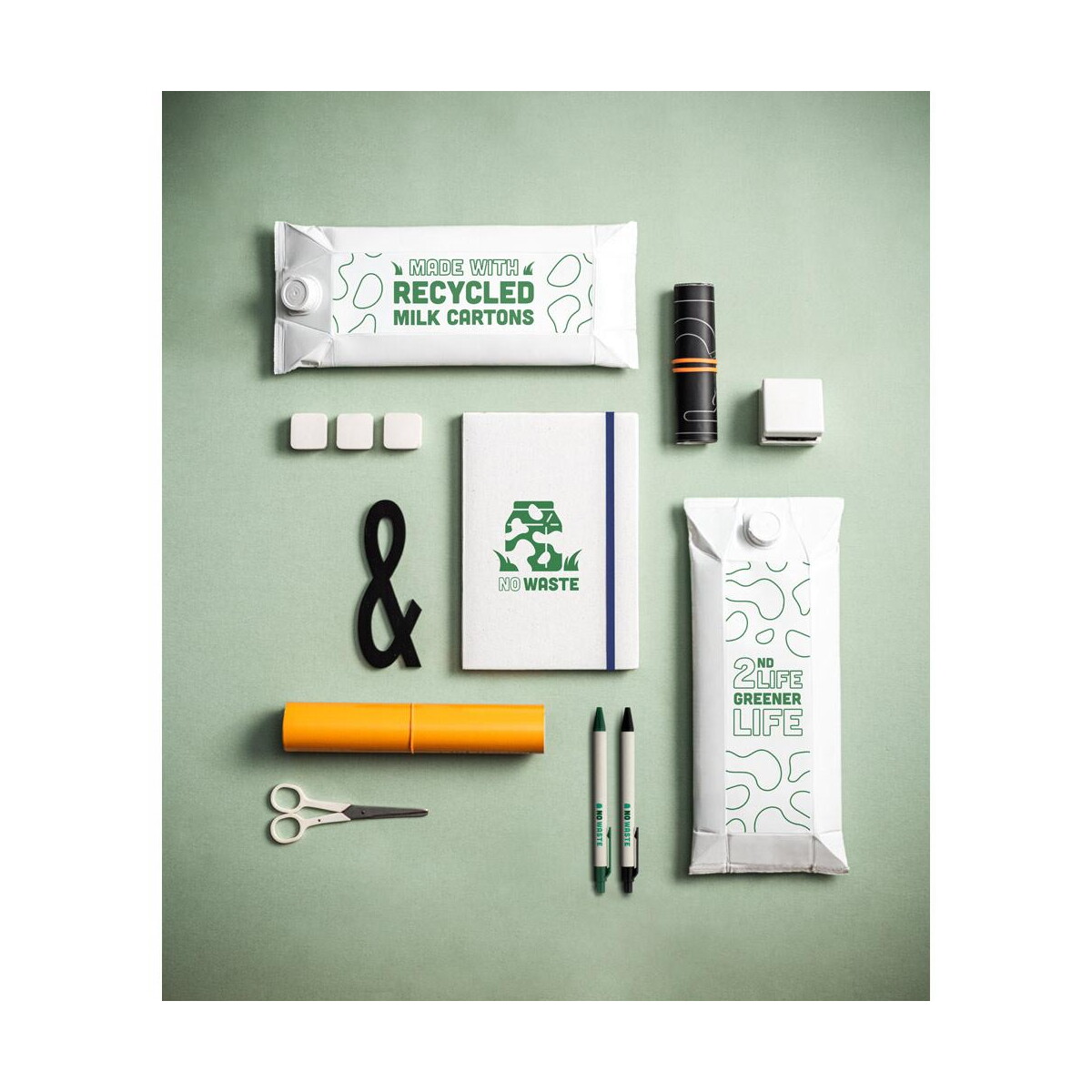 Notatniki z logo – milky. notatnik a5 wykonany z kartonów po mleku pochodzących z recyklingu z kartkami w linie 93271_amb MILKY. Notatnik A5 wykonany z kartonów po mleku pochodzących z recyklingu z kartkami w linie 93271_amb