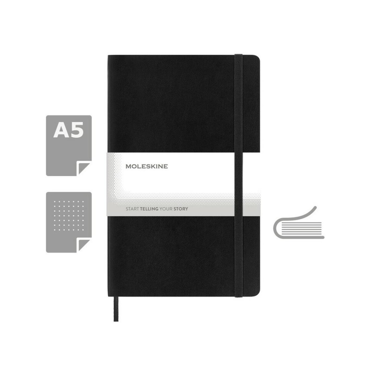 Notatniki z logo – moleskine notatnik ok. a5 VM300-03_AAA00 MOLESKINE Notatnik ok. A5 VM300-03_AAA00