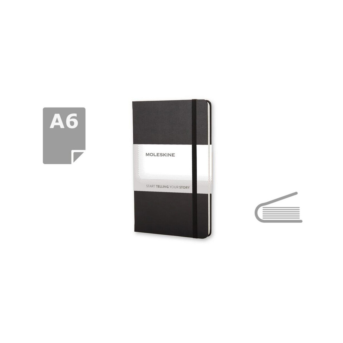 Notatniki z logo – moleskine notatnik ok. a6 VM202-03_AAA00 MOLESKINE Notatnik ok. A6 VM202-03_AAA00