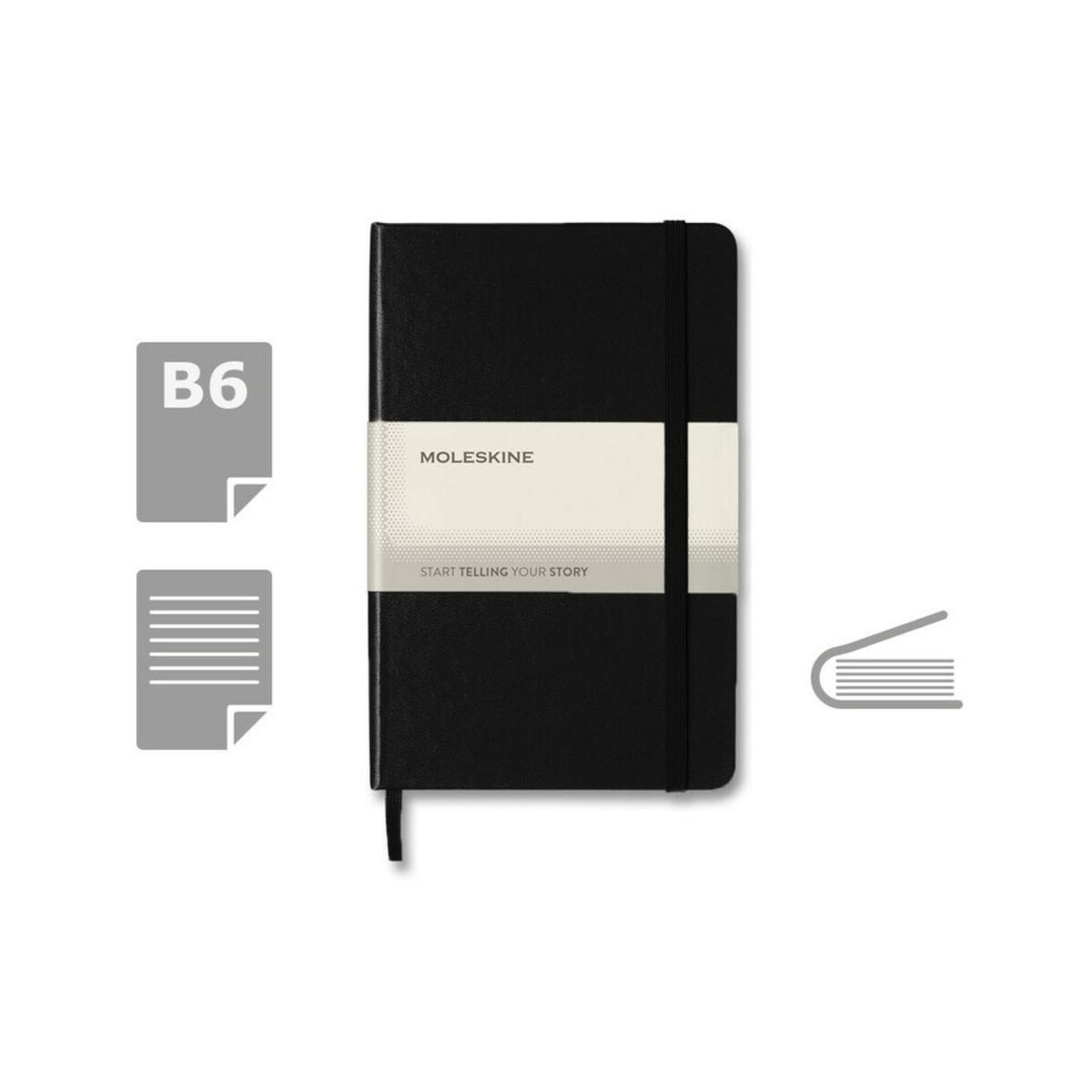 Notatniki z logo – moleskine notatnik ok. b6 VM026-03_AAA00 MOLESKINE Notatnik ok. B6 VM026-03_AAA00