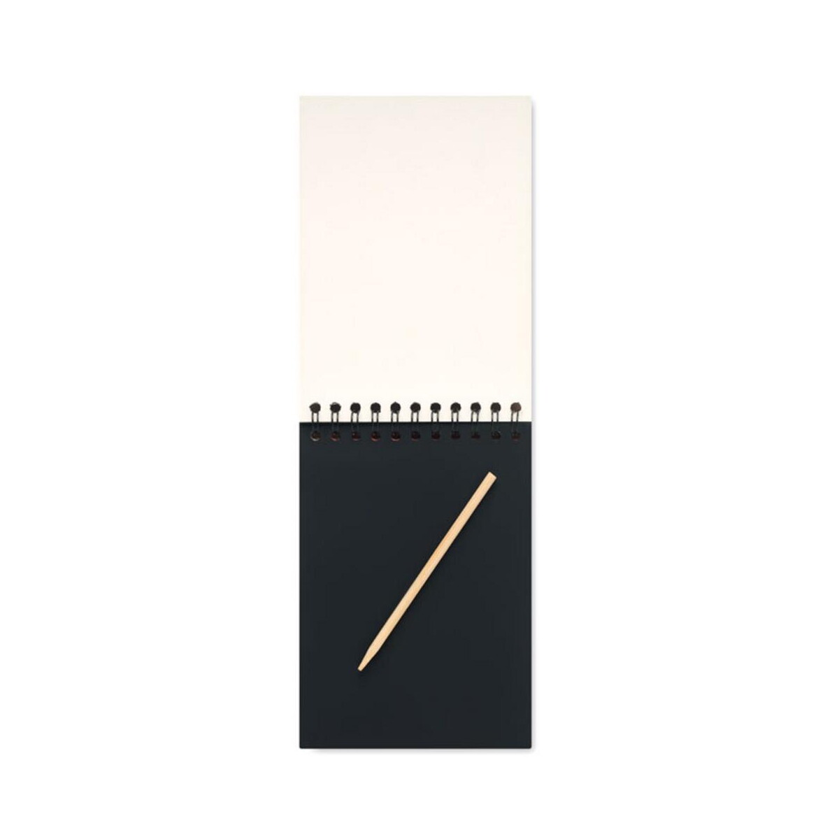 Notatniki z logo – notes z papierem typu zdrapka black mo6699-40-side Notes z papierem typu zdrapka BLACK mo6699-40-side
