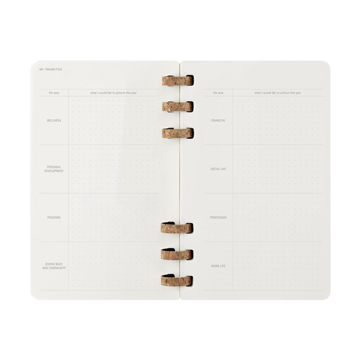 Notatniki z logo – spiralny kalendarz moleskine VM790.2026-03_INS06 Spiralny kalendarz MOLESKINE VM790.2026-03_INS06