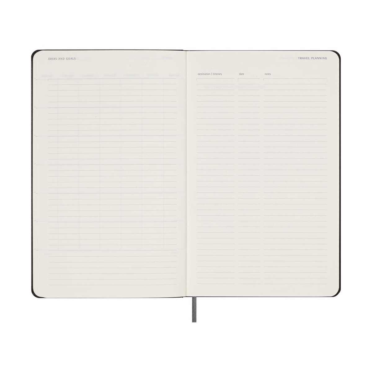 Notatniki z logo – spiralny kalendarz moleskine undated VM990-03_INS04 Spiralny kalendarz MOLESKINE UNDATED VM990-03_INS04