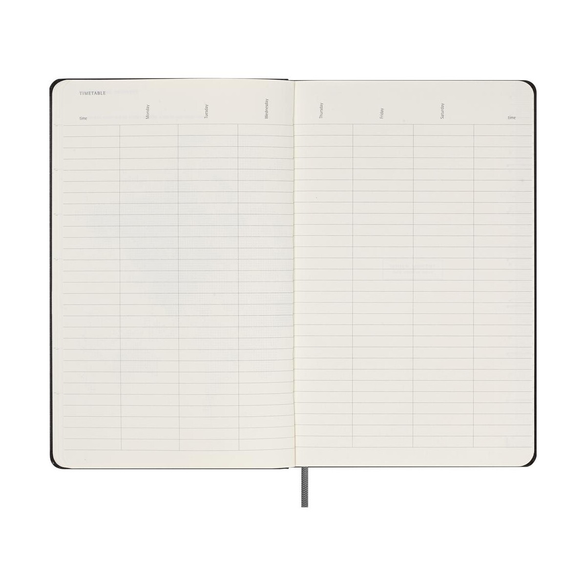 Notatniki z logo – spiralny kalendarz moleskine undated VM990-03_INS05 Spiralny kalendarz MOLESKINE UNDATED VM990-03_INS05