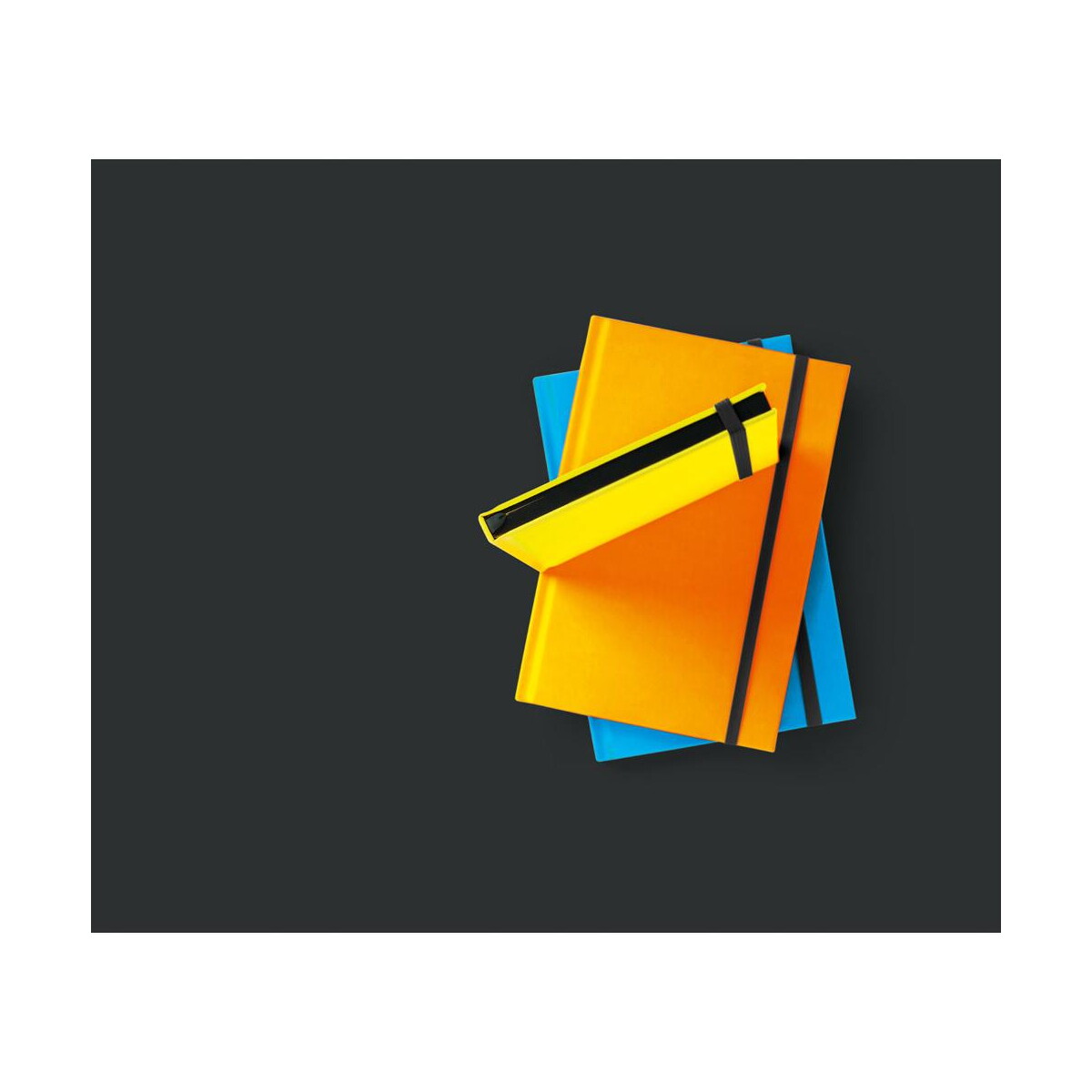 Notatniki z logo – watters. notatnik a5 z fluorescencyjnego pu z kartkami w linie 93269_c WATTERS. Notatnik A5 z fluorescencyjnego PU z kartkami w linie 93269_c