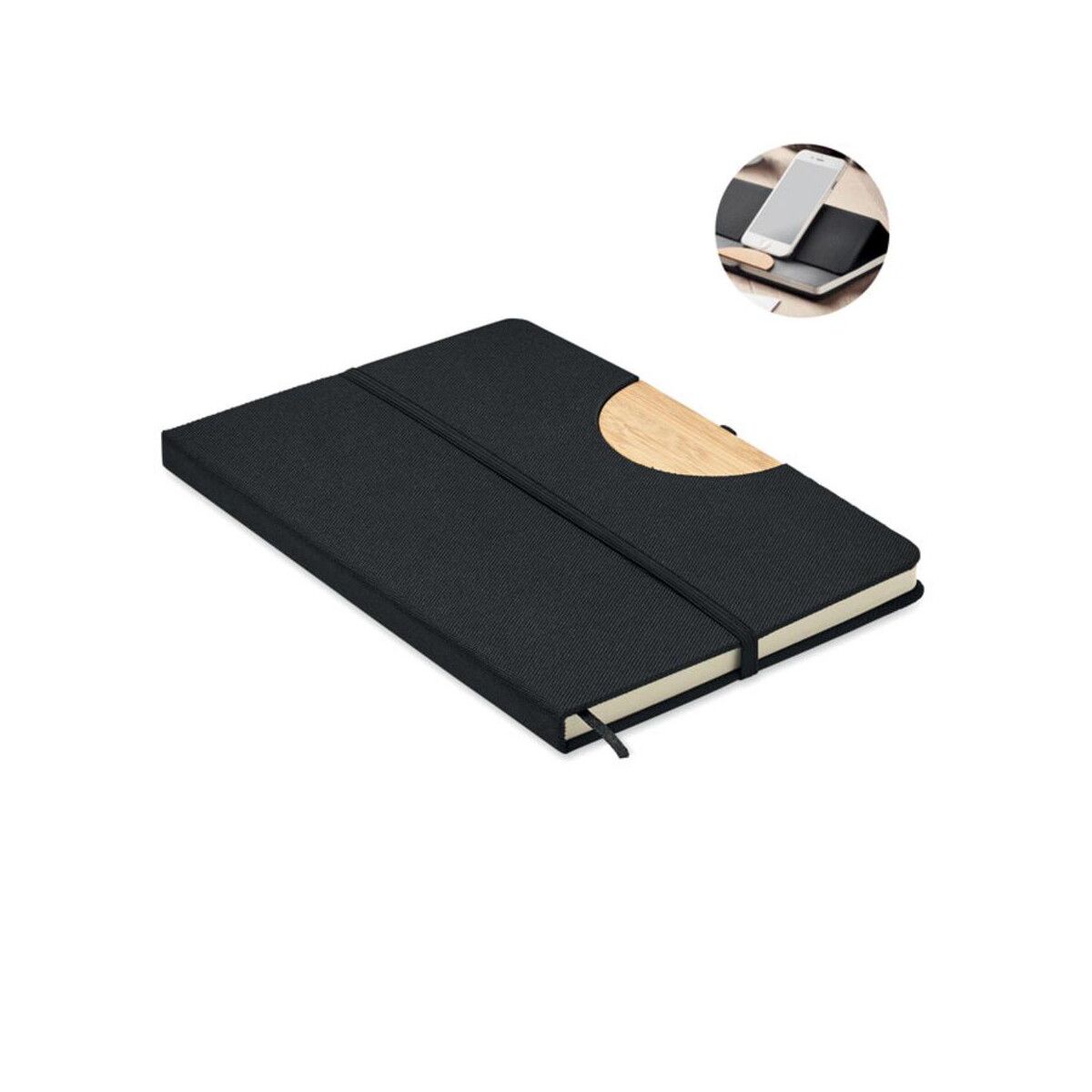 Notatniki z logo – zeszyt a5 rpet 80 w linie blama mo6576-03 Zeszyt A5 RPET 80 w linie BLAMA mo6576-03