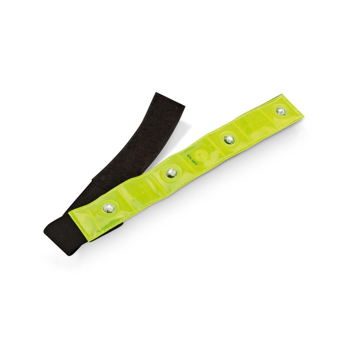 Odblaski z logo – visible. opaska odblaskowa z 4 czerwonymi diodami led 98515_108-c VISIBLE. Opaska odblaskowa z 4 czerwonymi diodami LED 98515_108-c