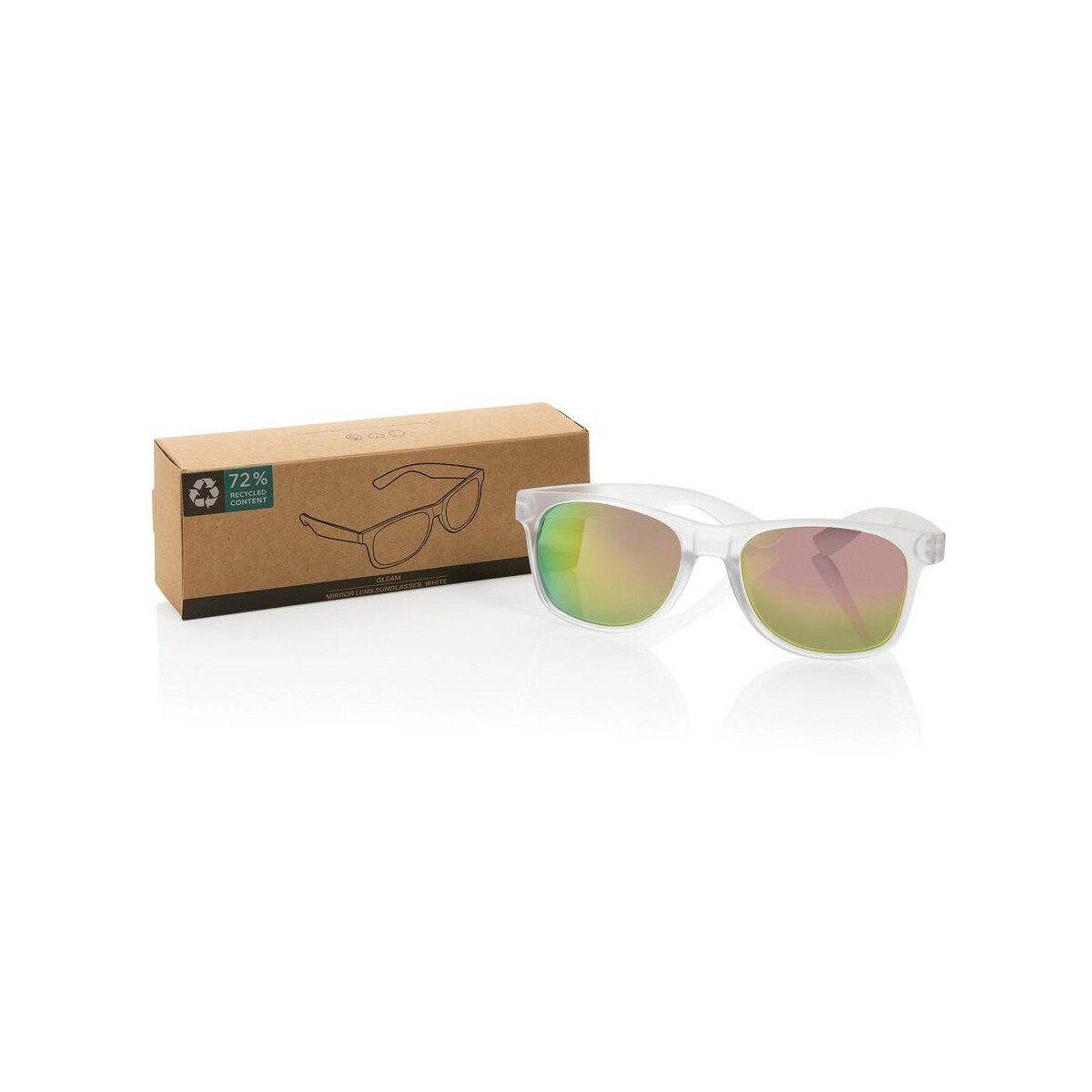 Okulary z logo – okulary przeciwsłoneczne, pc z recyklingu P453.8703__P_500 Okulary przeciwsłoneczne, PC z recyklingu P453.8703__P_500