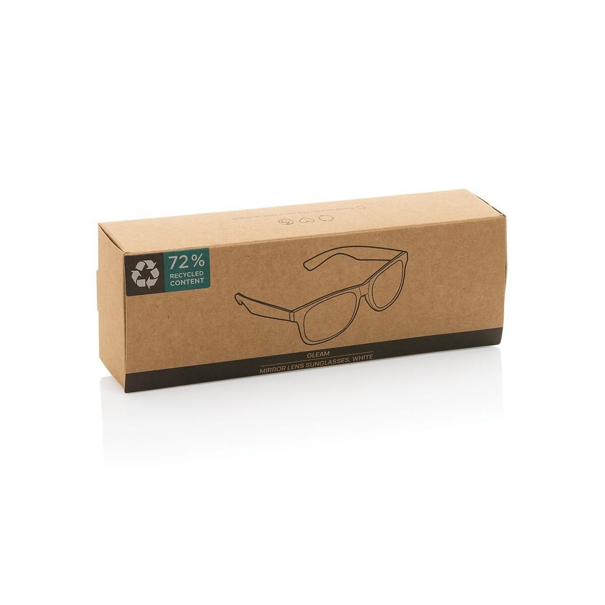 Okulary z logo – okulary przeciwsłoneczne, pc z recyklingu P453.8703__P_501 Okulary przeciwsłoneczne, PC z recyklingu P453.8703__P_501