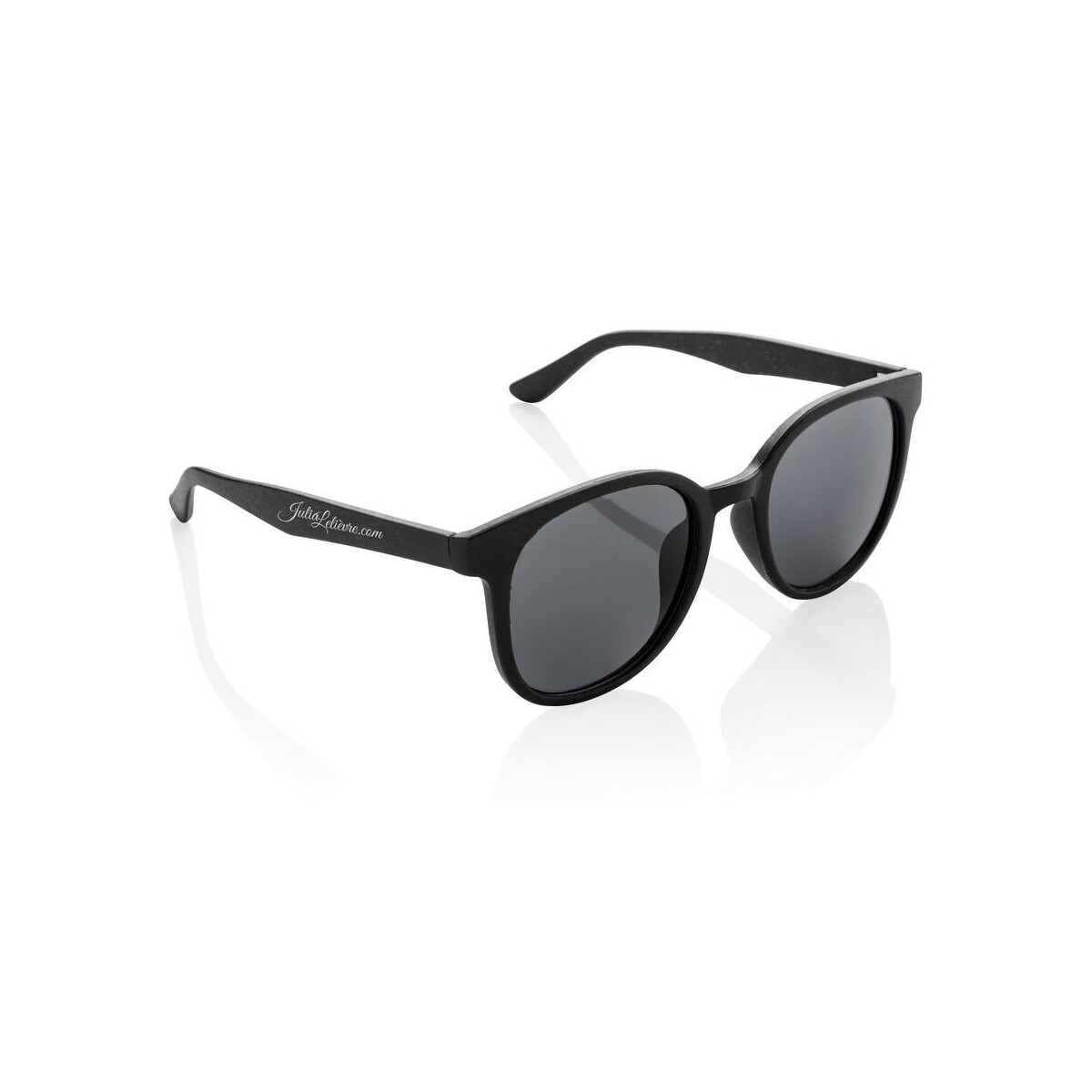 Okulary z logo – okulary przeciwsłoneczne ze słomy pszenicznej P453.911__D_100 Okulary przeciwsłoneczne ze słomy pszenicznej P453.911__D_100