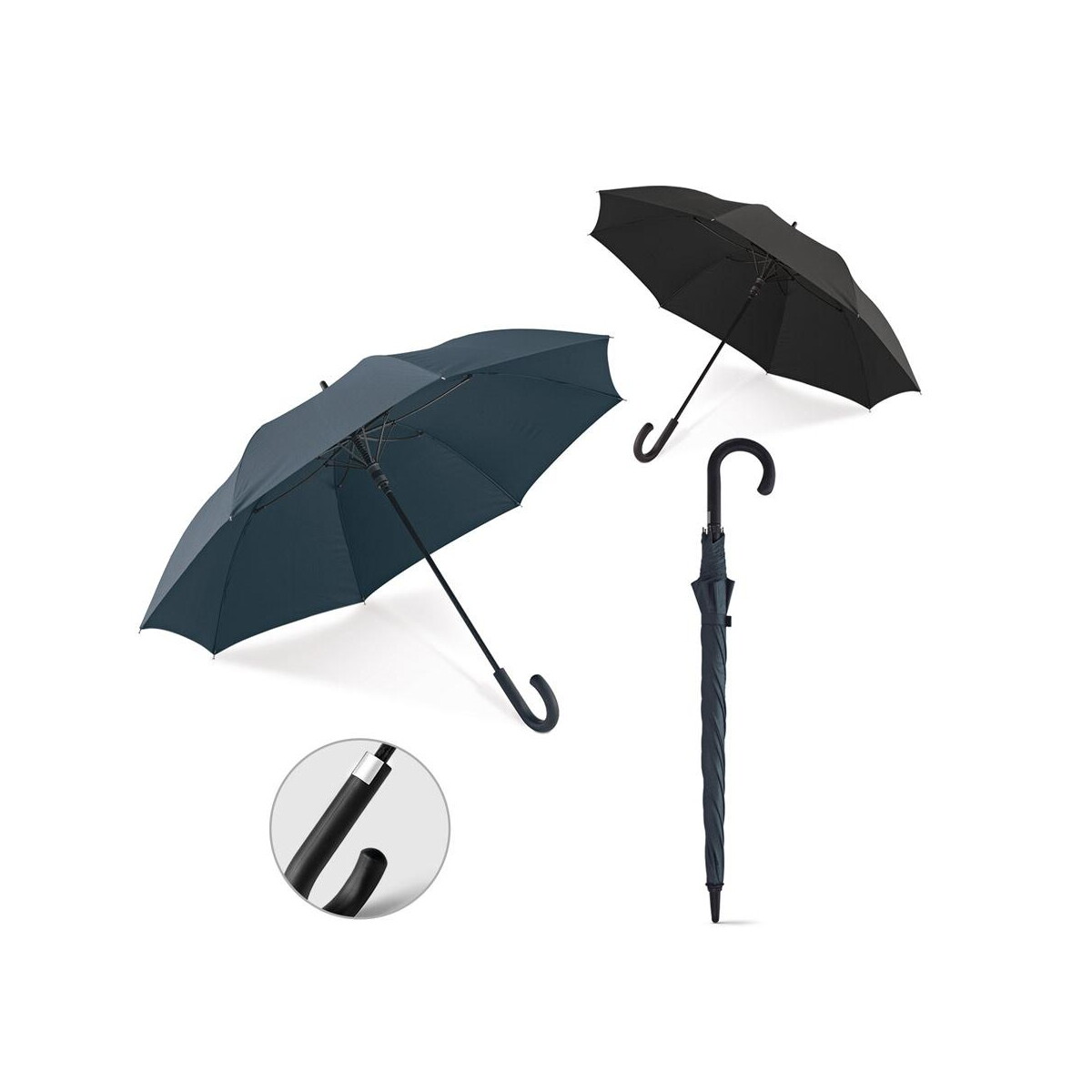 ALBERT. Parasol 190T pongee z automatycznym otwieraniem 99131_set