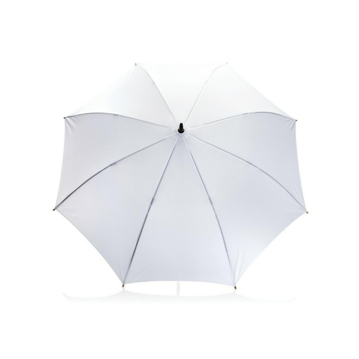 Parasole klasyczne z logo – bambusowy parasol automatyczny 23″ impact aware™ rpet P850.653__B_2 Bambusowy parasol automatyczny 23