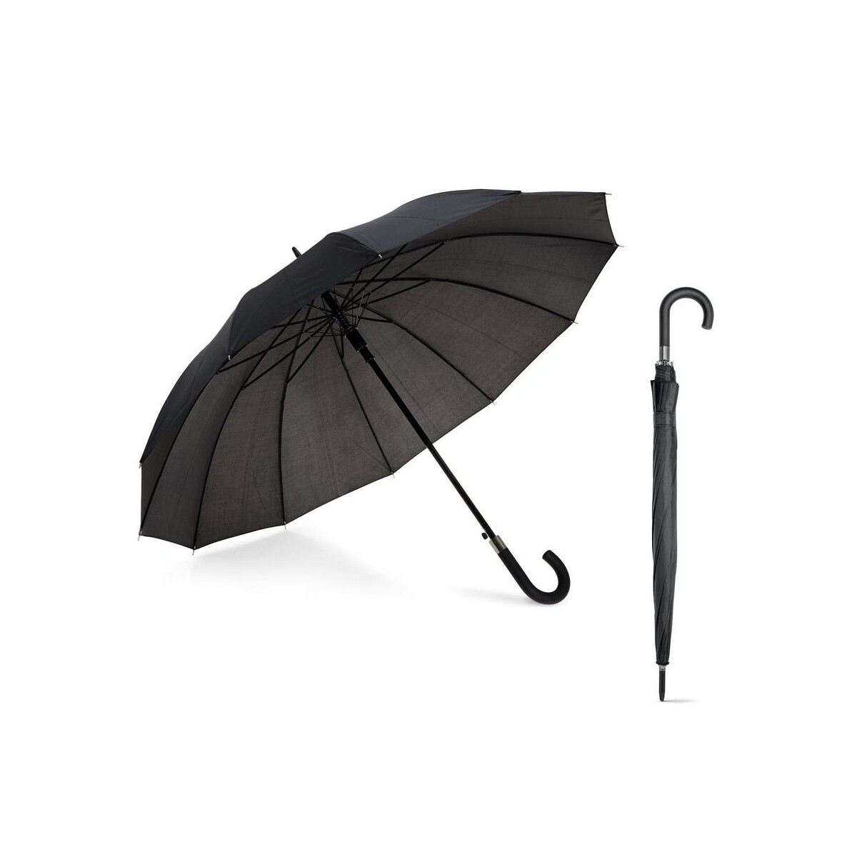 GUIL. Parasol z 12 drążkami wykonany z poliestru 190T z automatycznym otwieraniem 99126_set