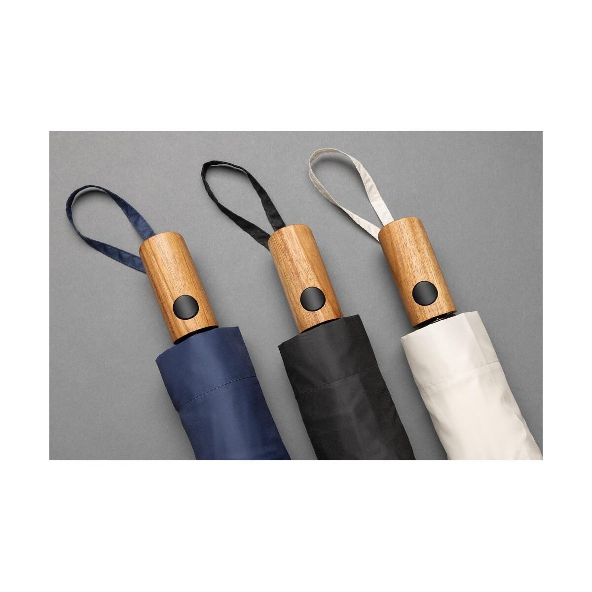 Parasole klasyczne z logo – mały parasol automatyczny 21″ kaycey aware™ rpet P850.7001__M_400 Mały parasol automatyczny 21