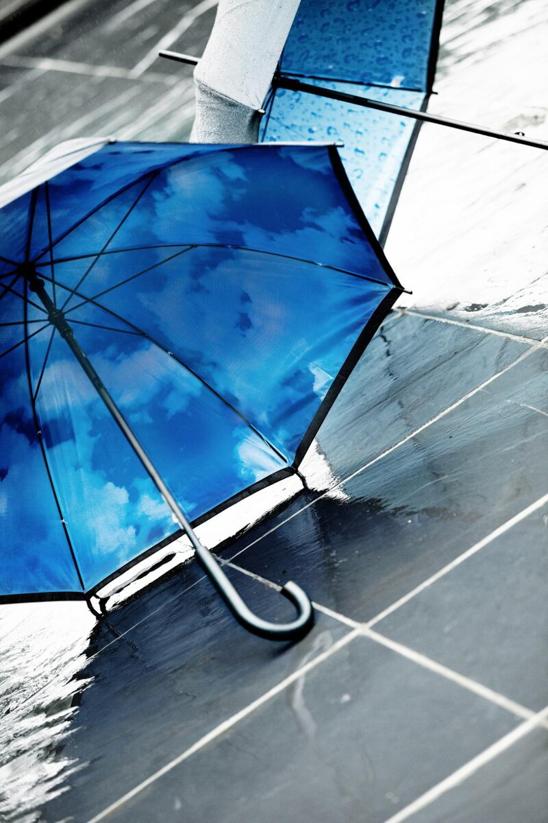 Parasole klasyczne z logo – parasol manualny V4184_B Parasol manualny V4184_B