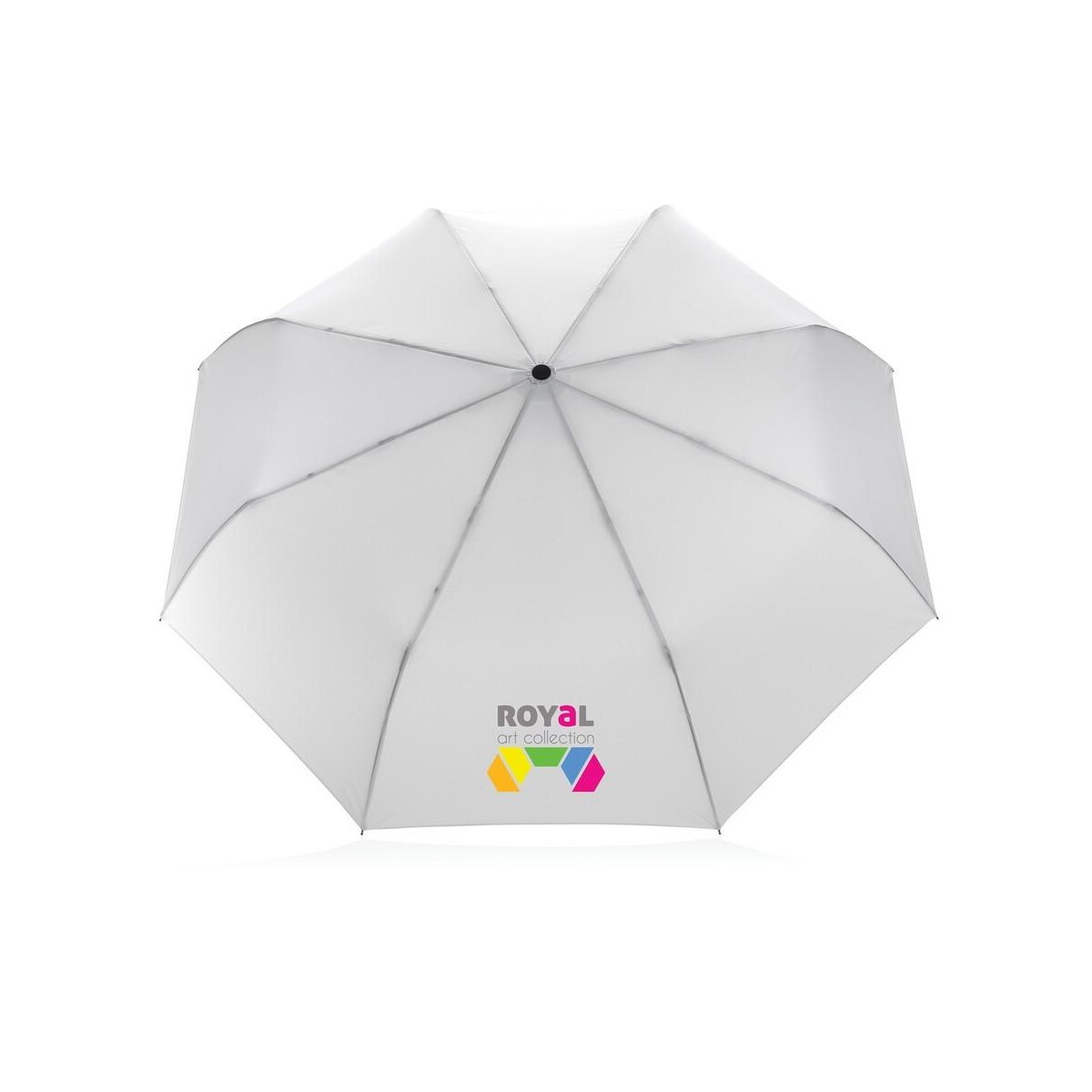 Parasole sztormowe z logo – bambusowy parasol automatyczny 21″ impact aware™ rpet P850.613__D_100 Bambusowy parasol automatyczny 21