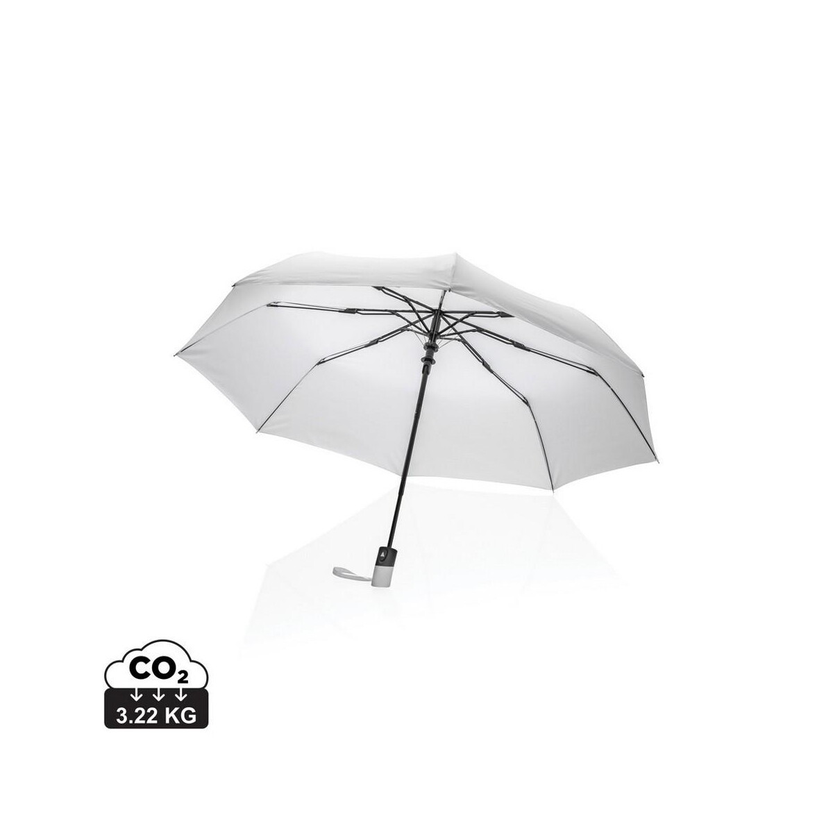 Parasole sztormowe z logo – mały parasol automatyczny 21″ impact aware™ rpet P850.593_S_0 Mały parasol automatyczny 21