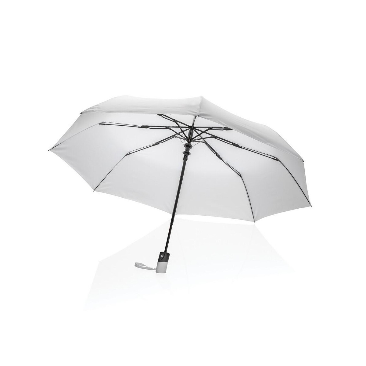 Parasole sztormowe z logo – mały parasol automatyczny 21″ impact aware™ rpet P850.593__B_7 Mały parasol automatyczny 21