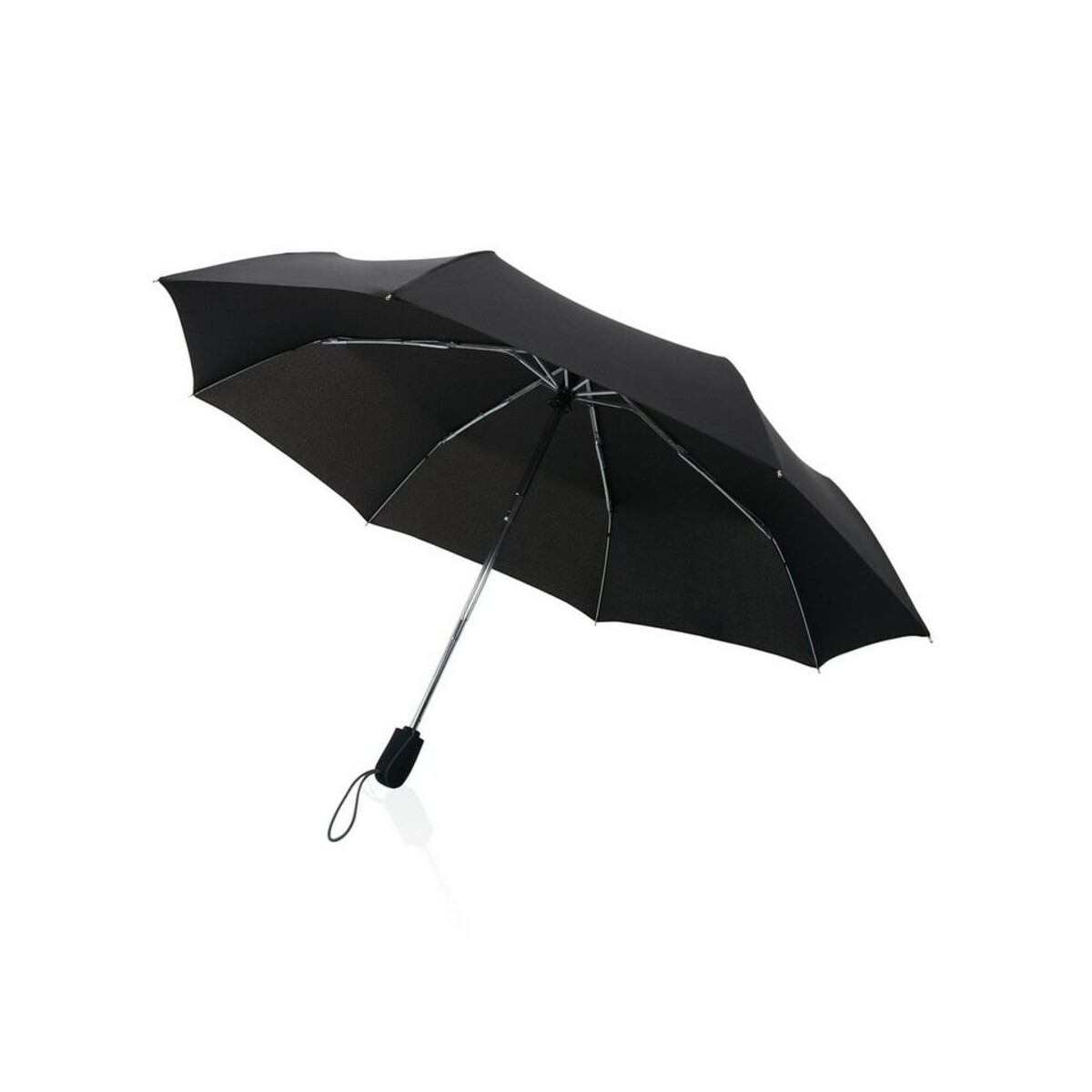 Parasole sztormowe z logo – parasol automatyczny 21″ swiss peak traveller aware™ P850.481__B_1 Parasol automatyczny 21