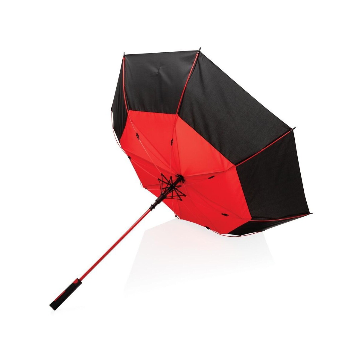 Parasole sztormowe z logo – parasol sztormowy 27″, automatyczny impact aware™ rpet P850.684__B_3 Parasol sztormowy 27