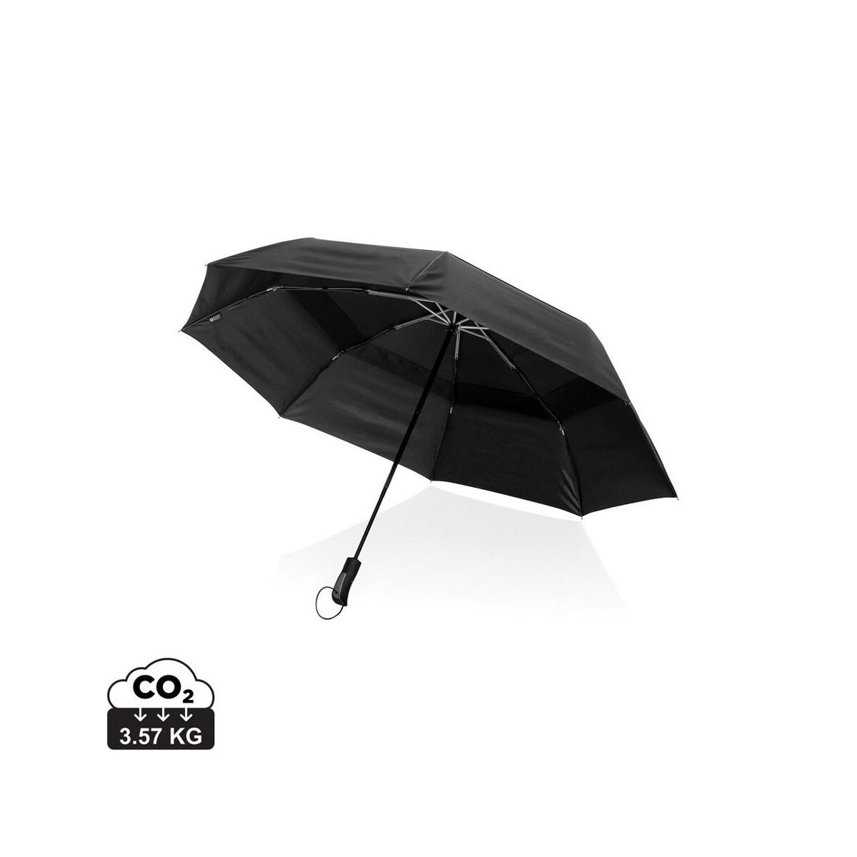 Parasole sztormowe z logo – parasol sztormowy 27″ swiss peak aware™ rpet P850.331_S_0 Parasol sztormowy 27
