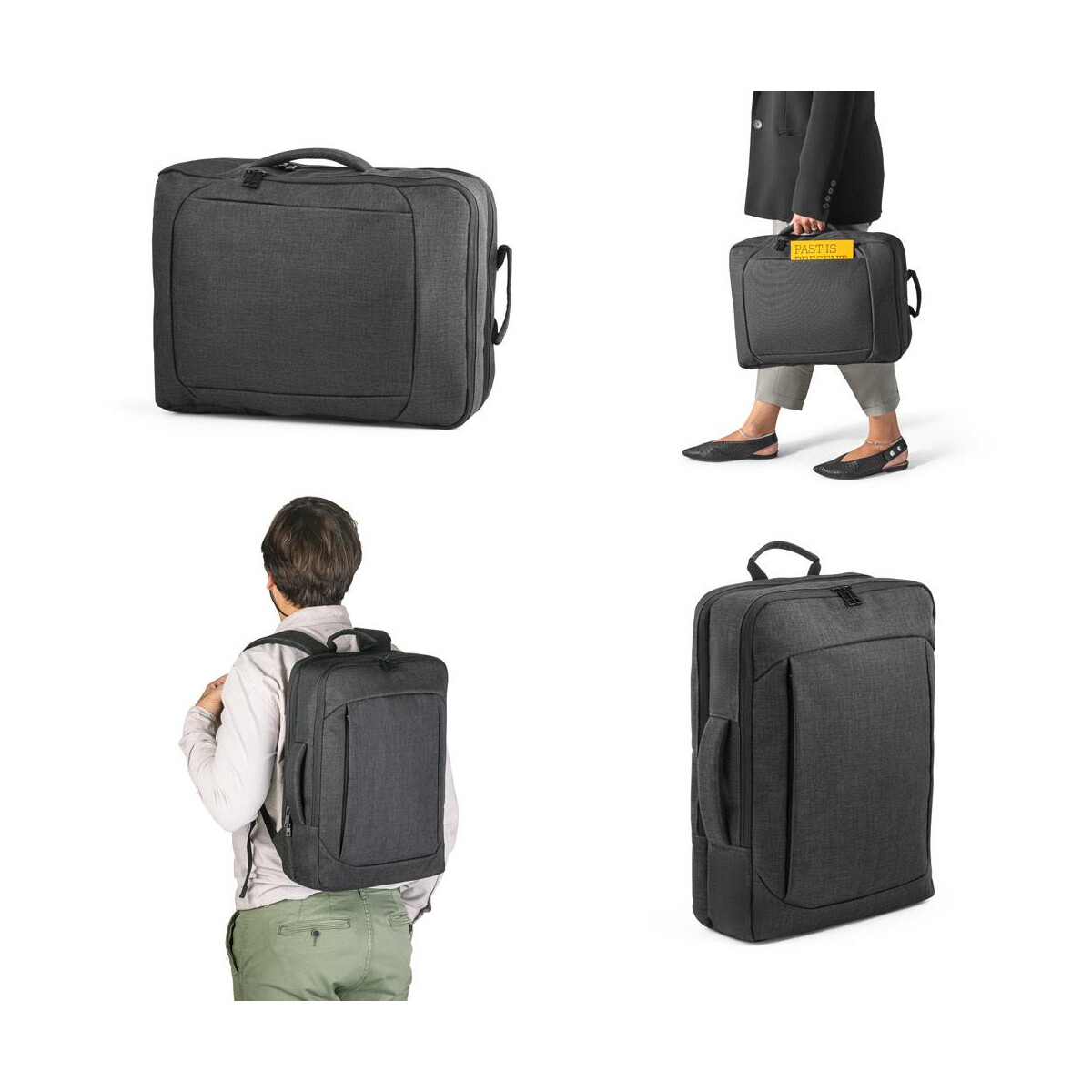 ALEXANDRIA. Plecak 600D 2 w 1 na laptopa 15.6" 92329_set