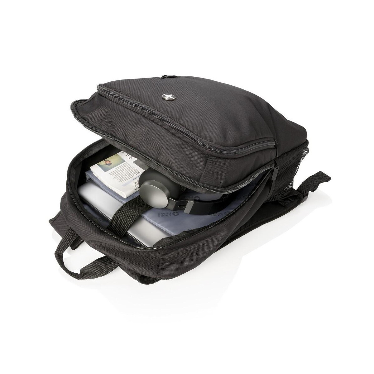 Plecaki z logo – biznesowy plecak na laptopa 17″ swiss peak P762.220__B_7 Biznesowy plecak na laptopa 17