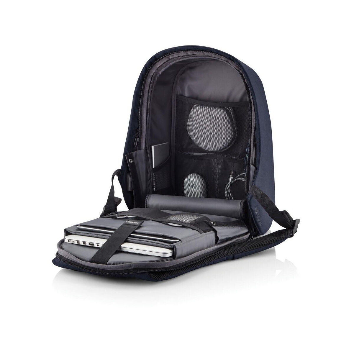 Plecaki z logo – bobby hero small plecak chroniący przed kieszonkowcami P705.705__B_10 Bobby Hero Small plecak chroniący przed kieszonkowcami P705.705__B_10