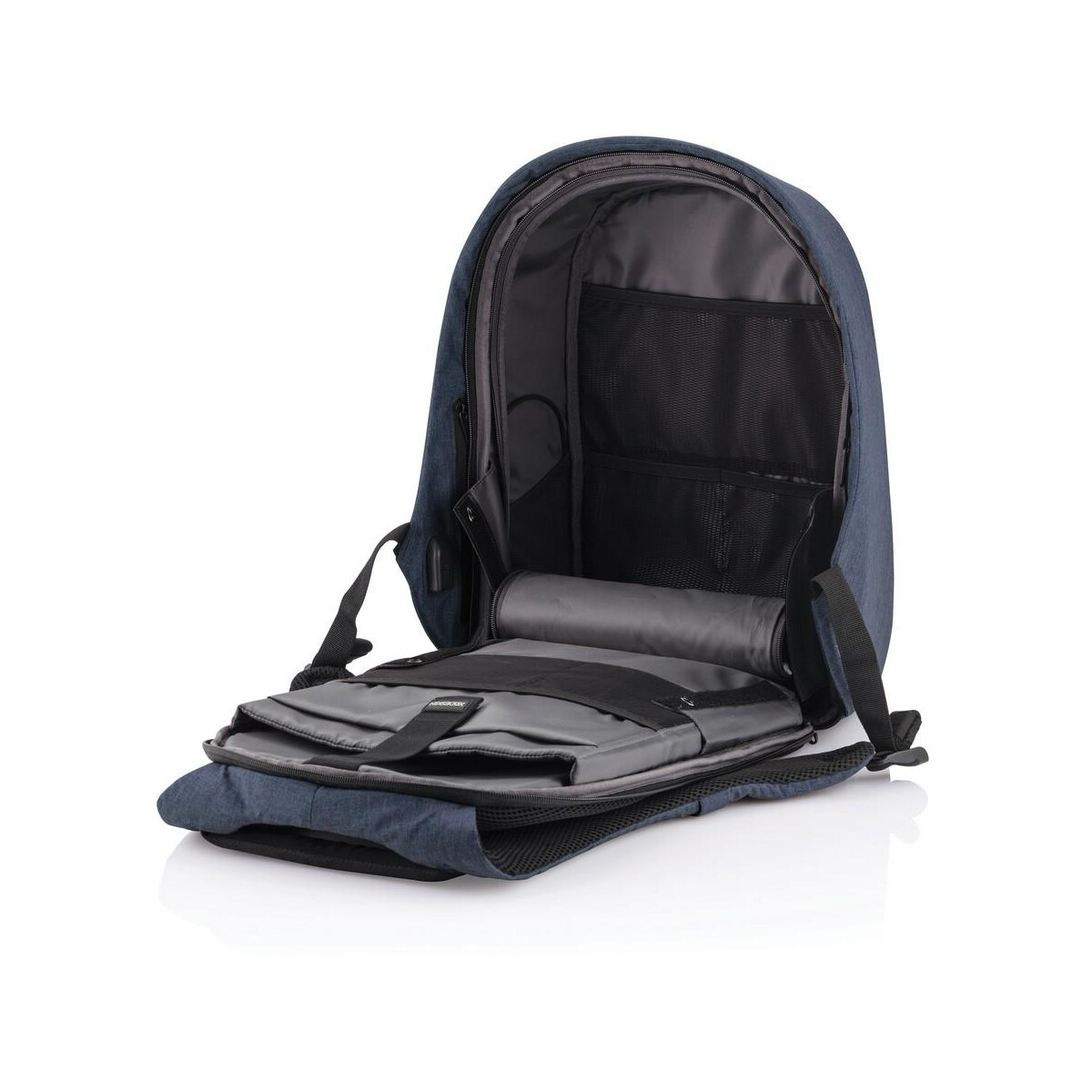 Plecaki z logo – bobby hero small plecak chroniący przed kieszonkowcami P705.705__B_11 Bobby Hero Small plecak chroniący przed kieszonkowcami P705.705__B_11