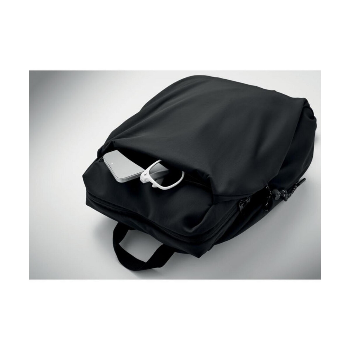 Plecaki z logo – nylonowy plecak na laptopa 16″ napa mo3180-03-open nylonowy plecak na laptopa 16