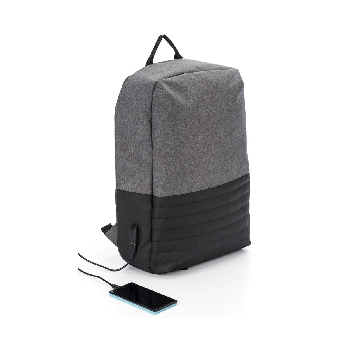 Plecaki z logo – plecak chroniący przed kieszonkowcami, przegroda na laptopa 15″ V0776-03_AAA10 Plecak chroniący przed kieszonkowcami, przegroda na laptopa 15
