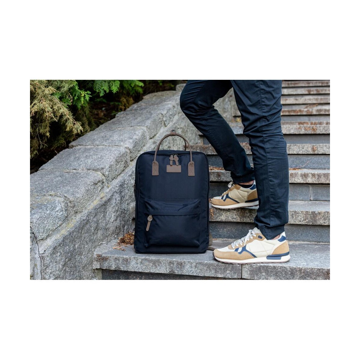 Plecaki z logo – plecak na laptopa 15,6″ rpet b’right | finlay V0045_C Plecak na laptopa 15,6