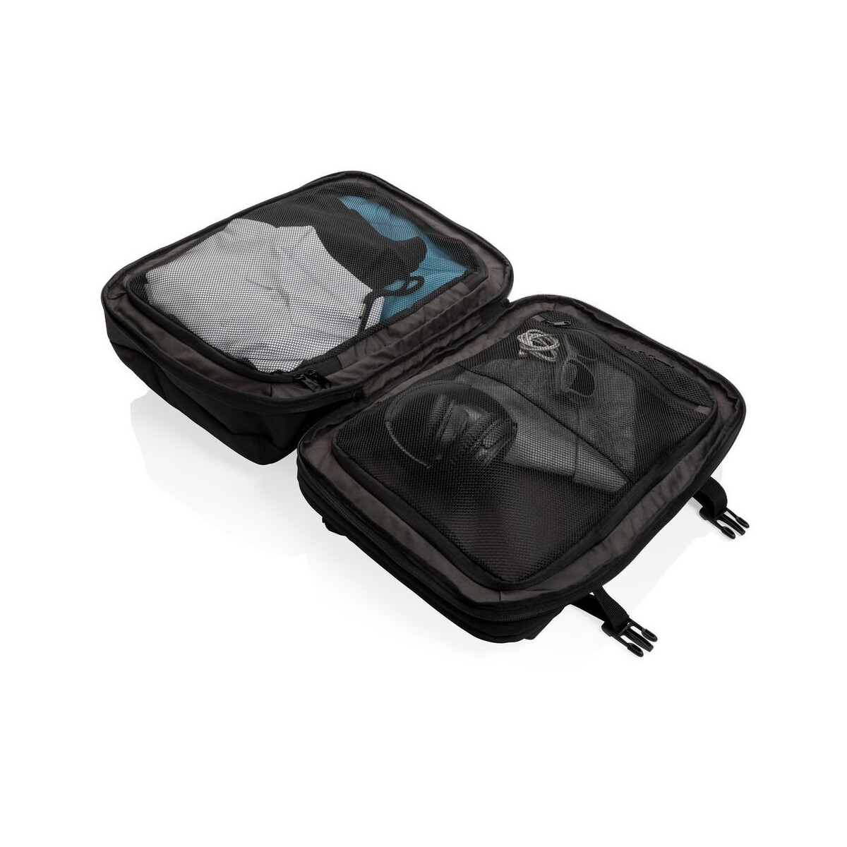 Plecaki z logo – plecak na laptopa 15,6″ swiss peak aware™ rpet P762.791__B_11 Plecak na laptopa 15,6