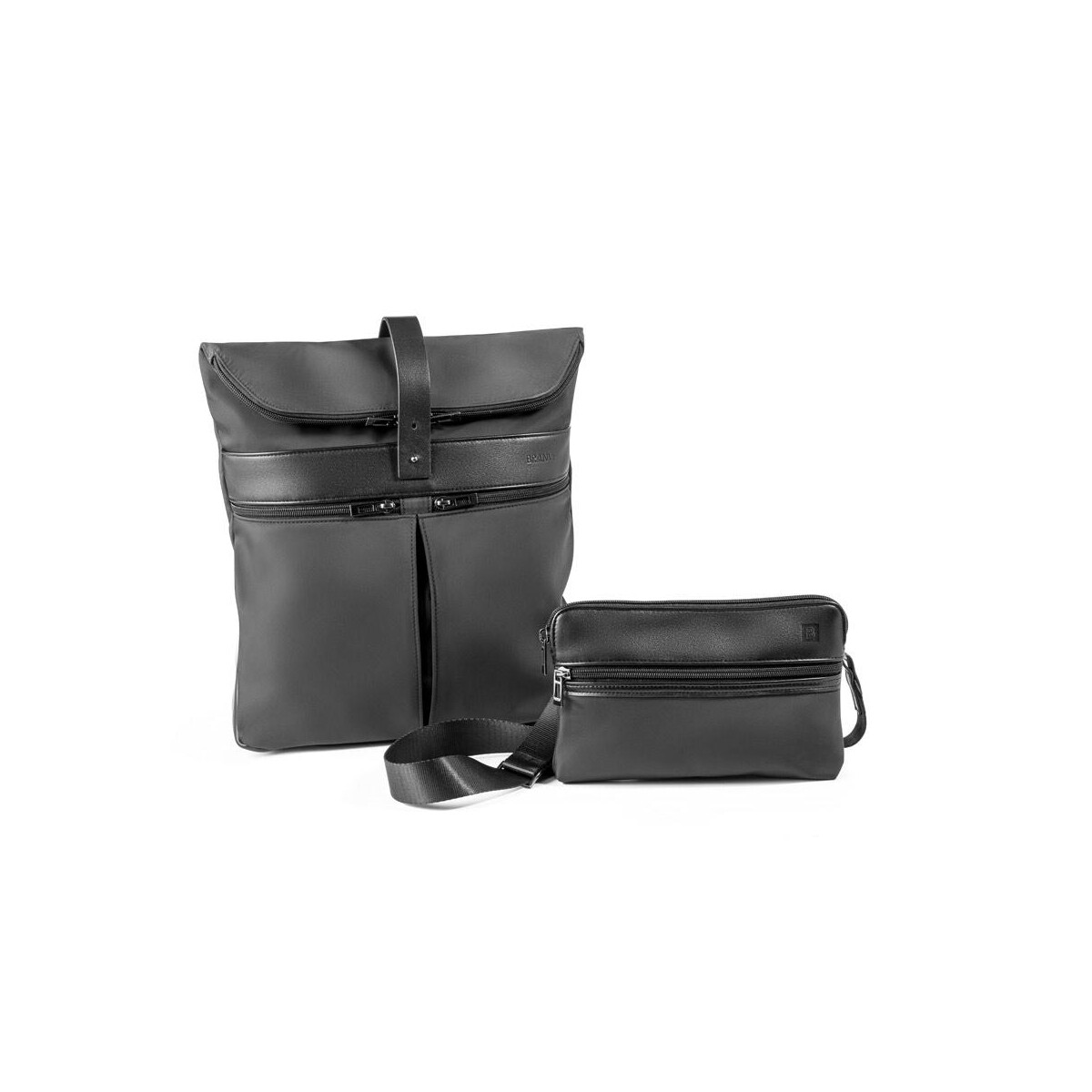 Plecaki z logo – rover backpack. plecak z mikrofibry i pu 92146_103 ROVER BACKPACK. Plecak z mikrofibry i PU 92146_103