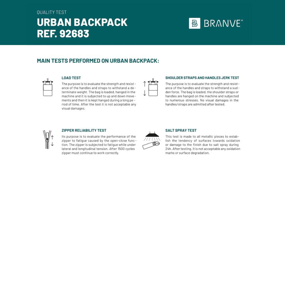 Plecaki z logo – urban backpack. plecak na laptopa 14″ z miękką powłoką i impregnowanym materiałem 92683_a URBAN BACKPACK. Plecak na laptopa 14