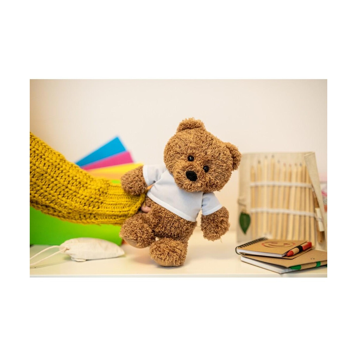 Pluszaki z logo – pluszowy miś | cuddlence HE796_B Pluszowy miś | Cuddlence HE796_B