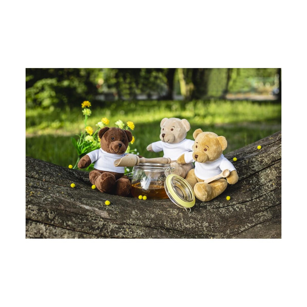 Pluszaki z logo – pluszowy miś | siddy honey HE764_C Pluszowy miś | Siddy Honey HE764_C