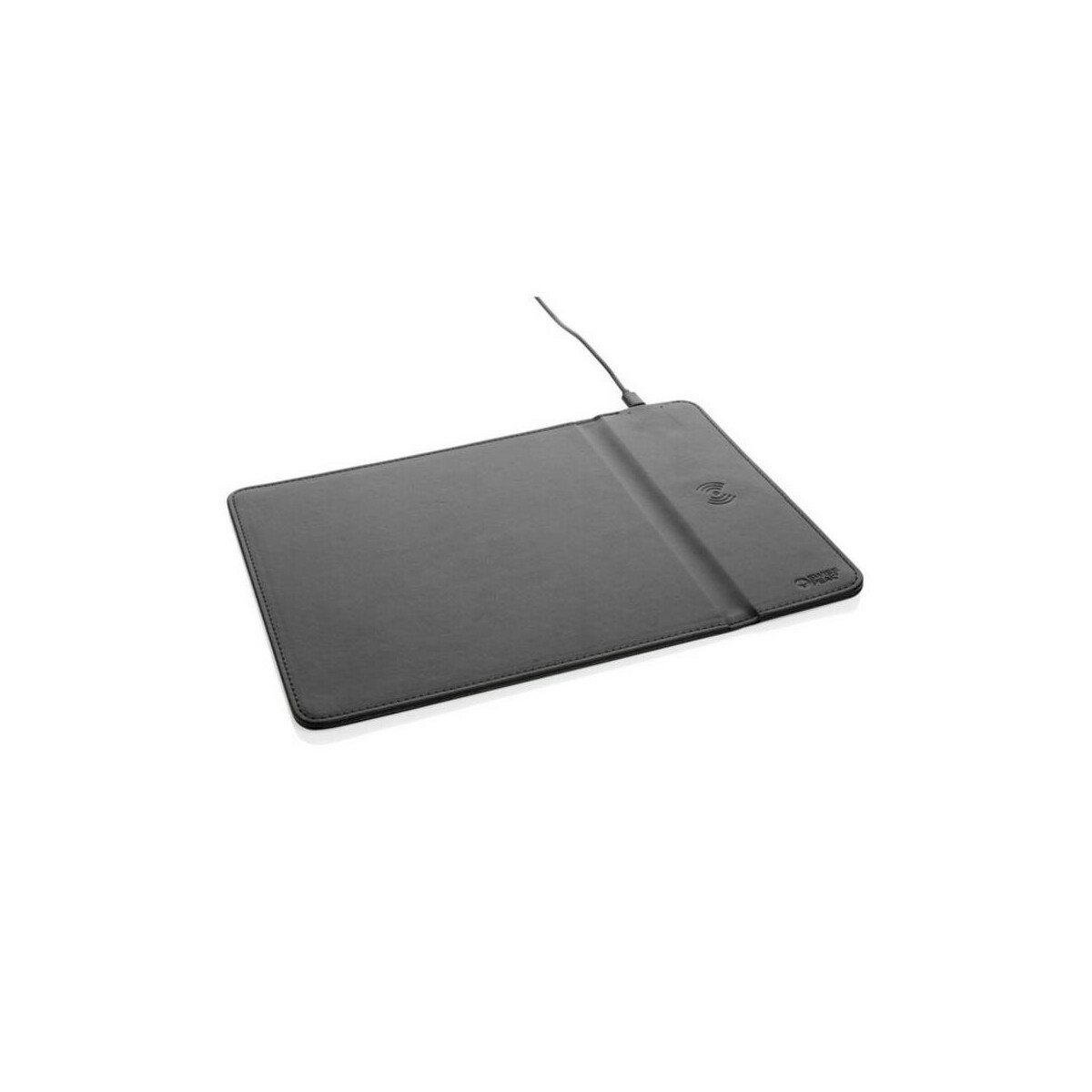 Podkładka pod mysz Swiss Peak, ładowarka bezprzewodowa 10W, PU z recyklingu P300.241__B_1