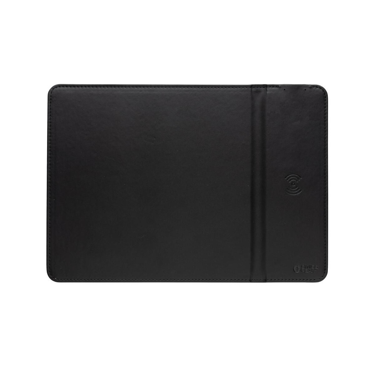 Podkładki pod mysz z logo – podkładka pod mysz swiss peak, ładowarka bezprzewodowa 10w, pu z recyklingu P300.241__B_3 Podkładka pod mysz Swiss Peak, ładowarka bezprzewodowa 10W, PU z recyklingu P300.241__B_3