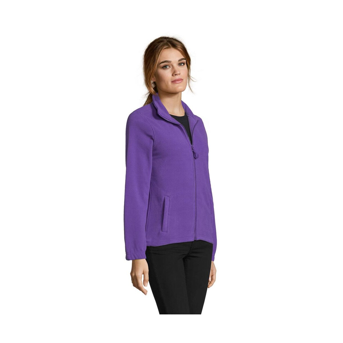 Polary z logo – north damski polar 300g north women s54500-da-side NORTH Damski polar 300g NORTH WOMEN s54500-da-side