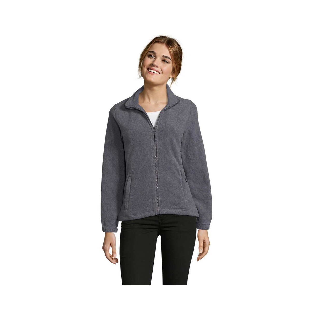 Polary z logo – north damski polar 300g north women s54500-gm NORTH Damski polar 300g NORTH WOMEN s54500-gm