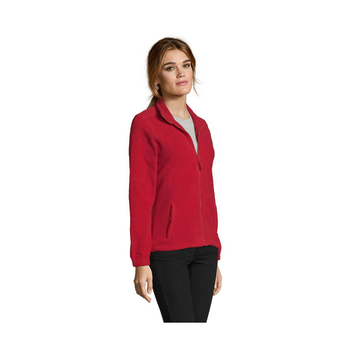 Polary z logo – north damski polar 300g north women s54500-rd-side NORTH Damski polar 300g NORTH WOMEN s54500-rd-side