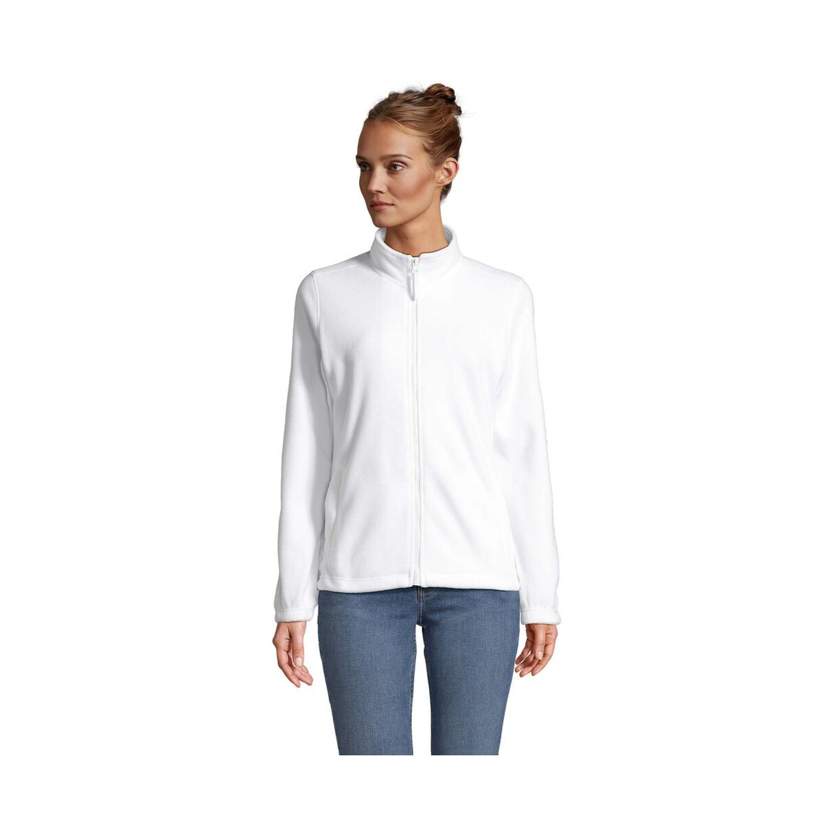 Polary z logo – north damski polar 300g north women s54500-wh NORTH Damski polar 300g NORTH WOMEN s54500-wh