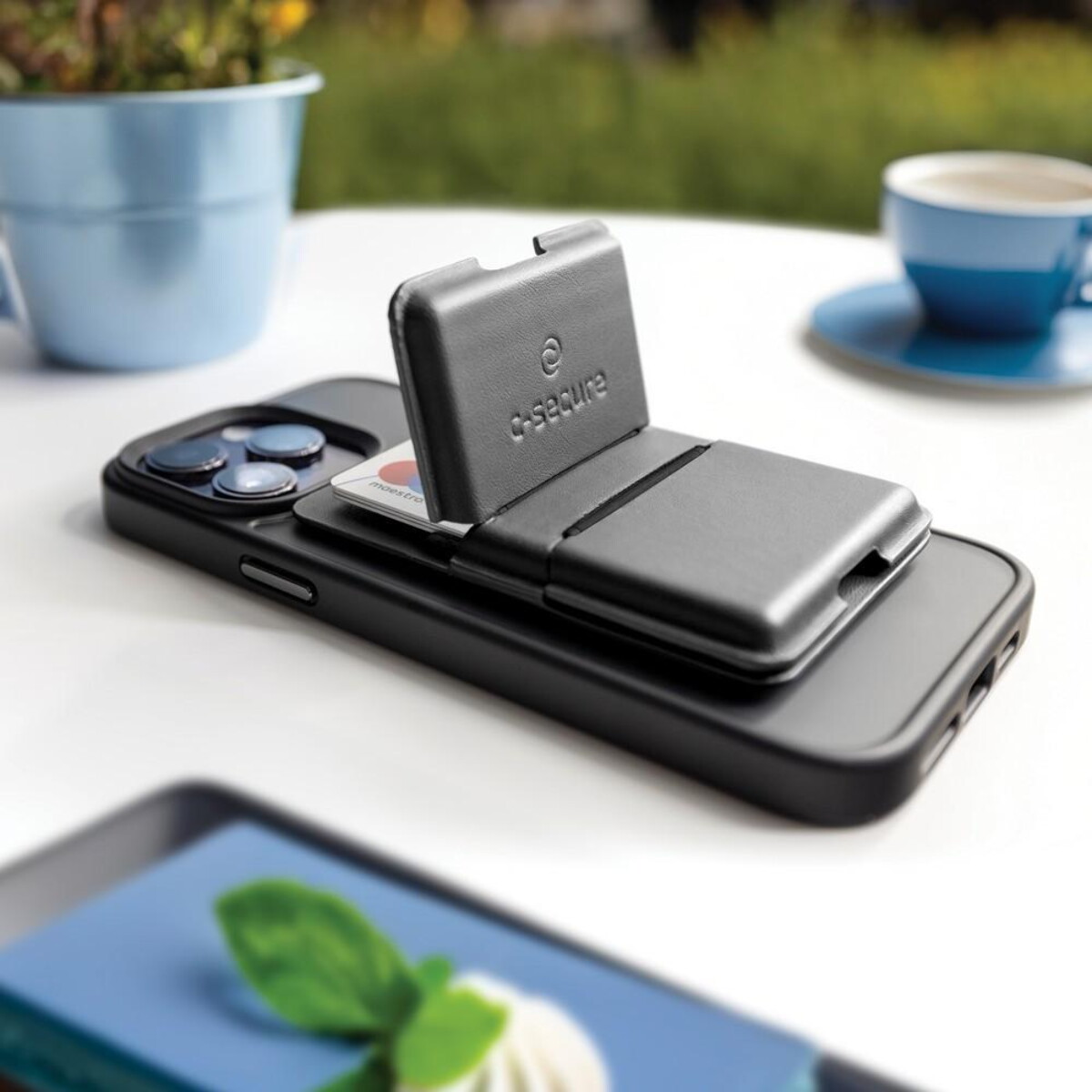 Portfele z logo – magnetyczny portfel do telefonu c-secure P820.9901__M_401 Magnetyczny portfel do telefonu C-Secure P820.9901__M_401