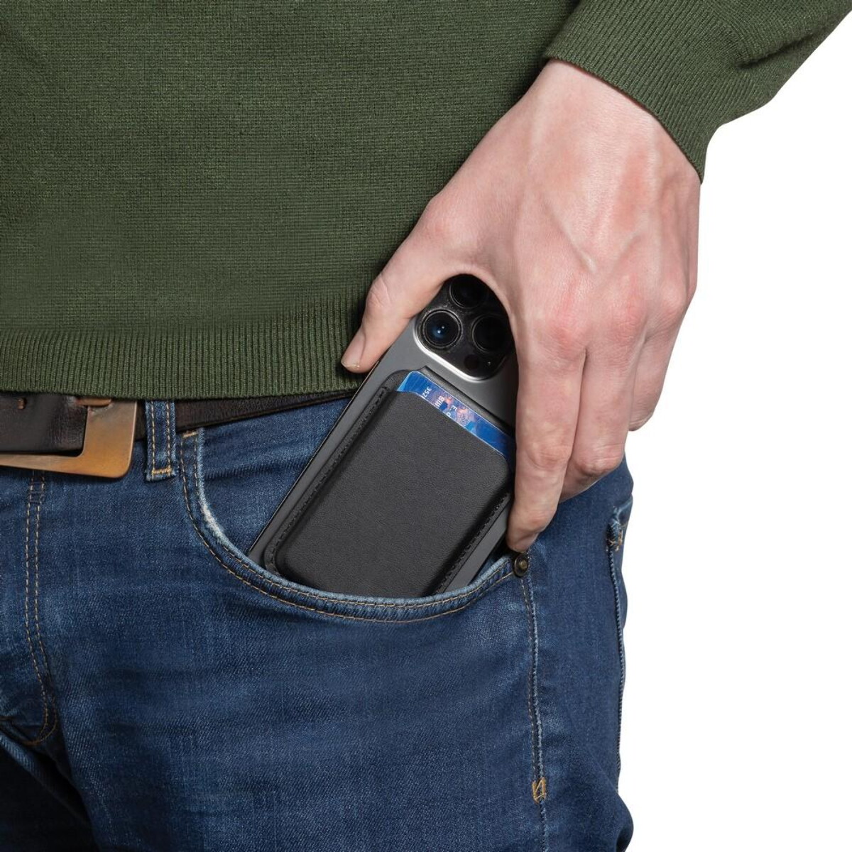 Portfele z logo – magnetyczny portfel magstand rpu, stojak na telefon P301.7501__B_9 Magnetyczny portfel Magstand RPU, stojak na telefon P301.7501__B_9