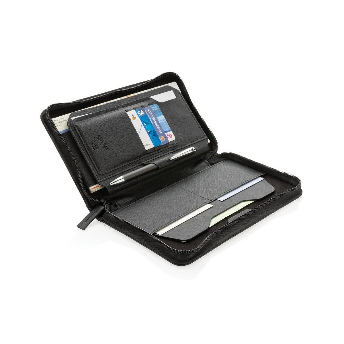 Portfele z logo – portfel swiss peak heritage rpu, ochrona rfid P820.341__B_5 Portfel Swiss Peak Heritage RPU, ochrona RFID P820.341__B_5