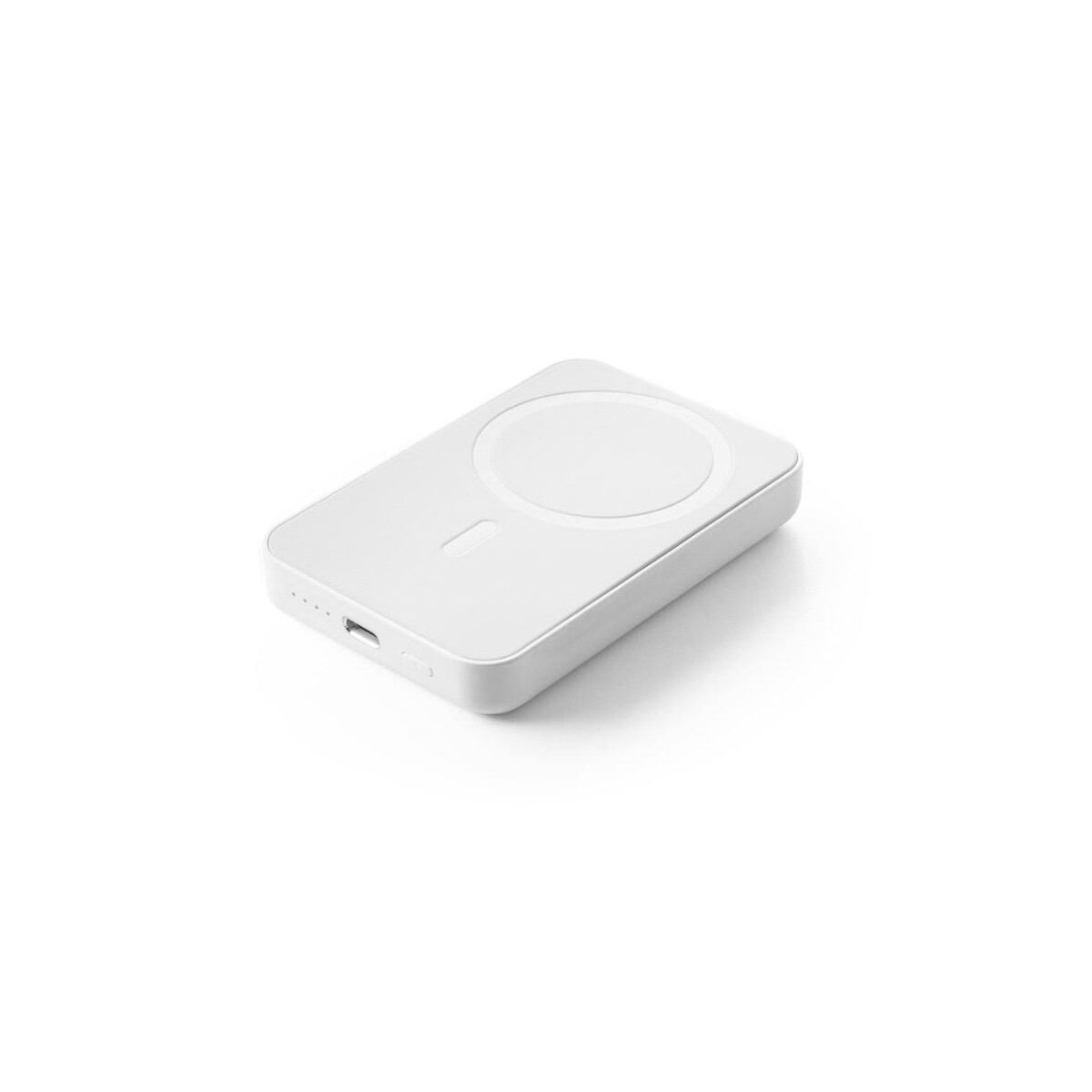Powerbanki z logo – ampere 5. magnetyczny power bank 5 000 mah z superszybką ładowarką bezprzewodową 15 w wykonany w abs pochodzącego z recyklingu (100% rabs) 97166_106 AMPERE 5. Magnetyczny power bank 5 000 mAh z superszybką ładowarką bezprzewodową 15 W wykonany w ABS pochodzącego z recyklingu (100% rABS) 97166_106